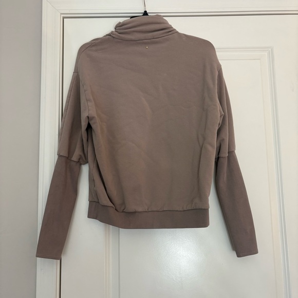 Cuyana Women’s Taupe Cowl Neck Sweater - Picture 3 of 5